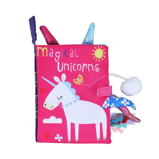 Baby Tail Cloth Book Interactive Sensory Learning Toy