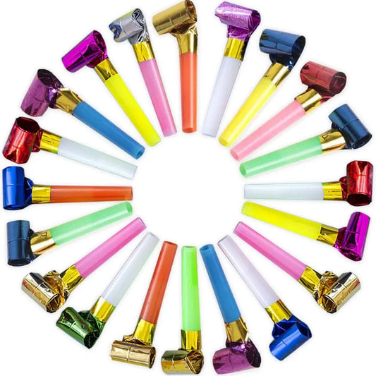 Party Blowouts 20Pcs Colorful Kids Party Noisemakers Set