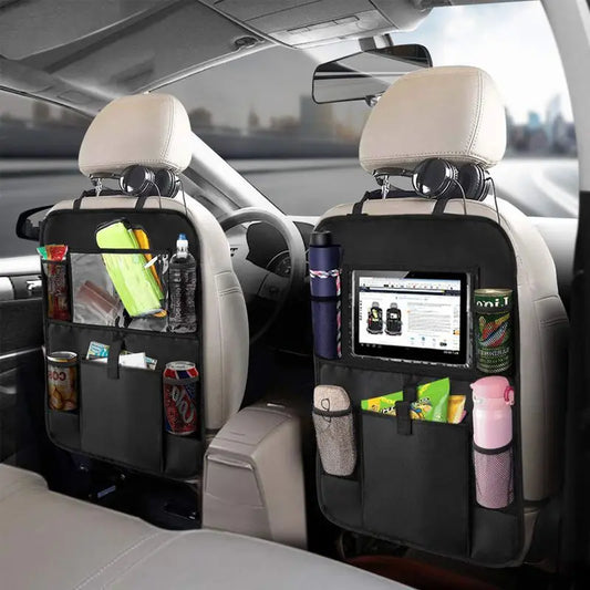 Car Backseat Organizer with Tablet Holder and Storage Pockets