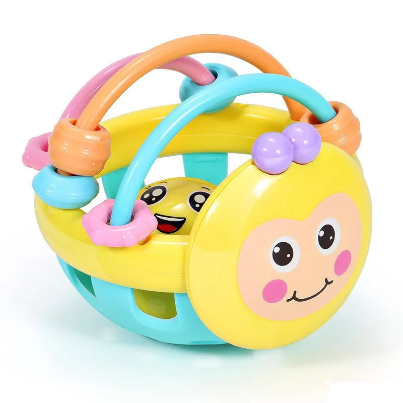 Baby Silicone Teething Rattle Ball Sensory Toy