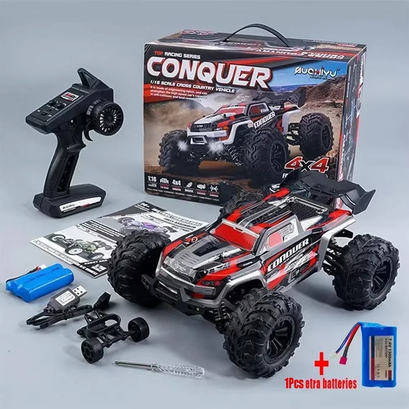 WLtoys 1:16 High Speed 4WD RC Monster Truck – 50KM/H Off-Road Remote Control Car