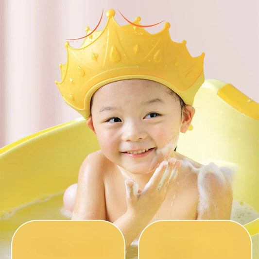 Baby Shampoo Shower Cap Waterproof Silicone Bath Visor