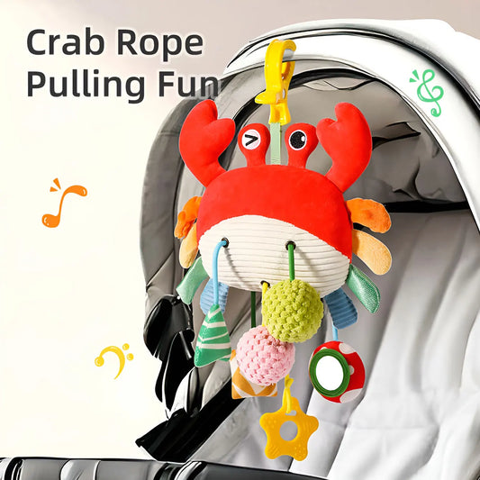 Baby Crib Hanging Toy Pull String Sensory Pendant