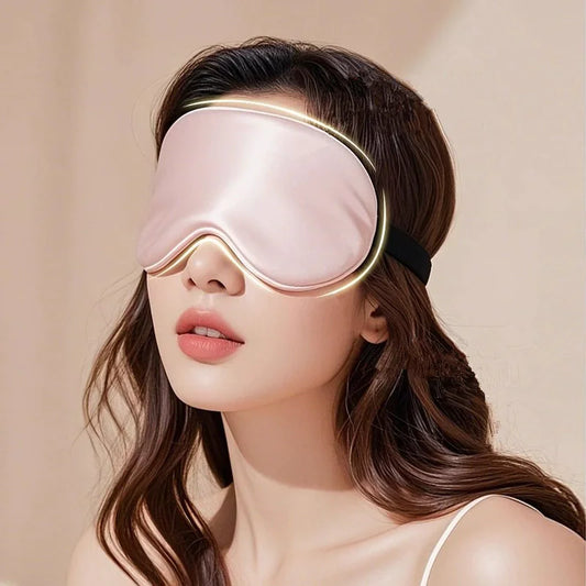 Silk Sleep Eye Mask Double-Sided Light Blocking Mask