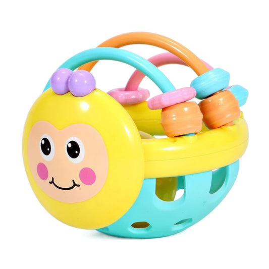Baby Silicone Teething Rattle Ball Sensory Toy