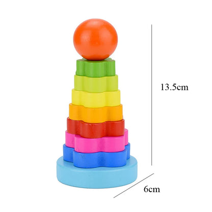 Montessori Wooden 3D Puzzle Toy for Early Learning