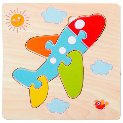 Baby Wooden 3D Puzzle Animal Tangram Learning Toy