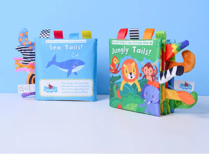 Baby Cloth Book Cartoon Animal Sensory Learning Toy