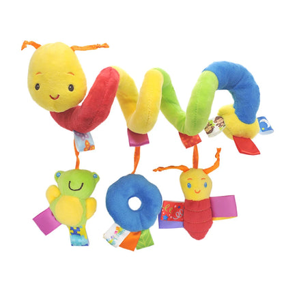 Baby Crib Spiral Toy Plush Stroller & Car Seat Rattle