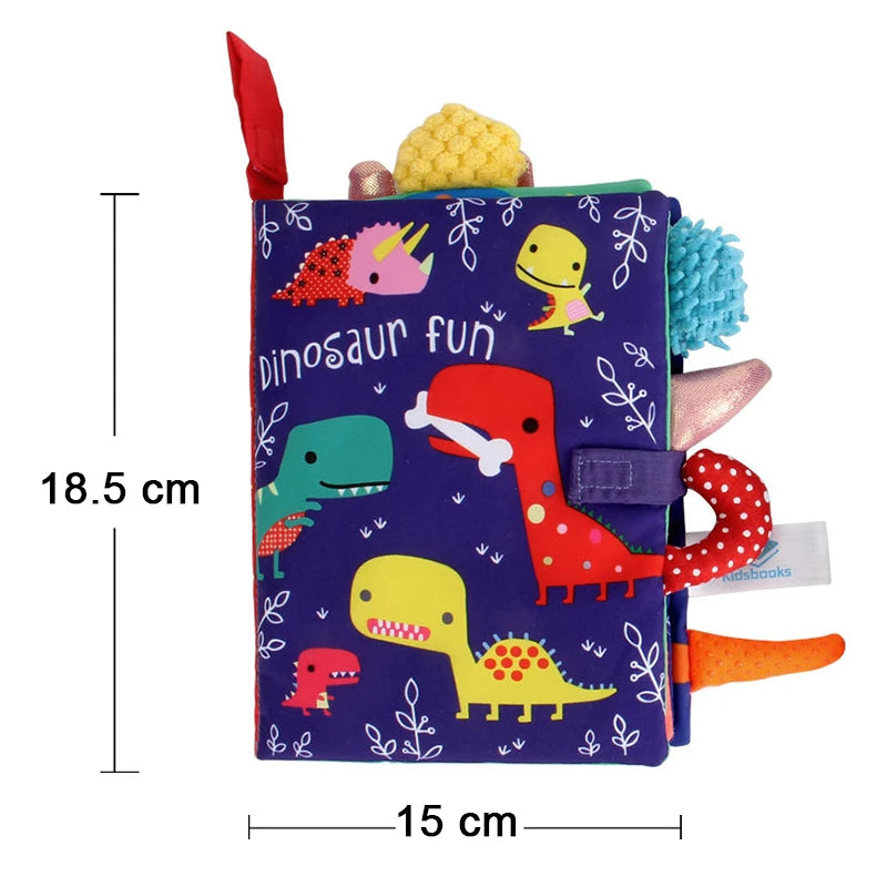 Baby Cloth Book Cartoon Animal Sensory Learning Toy