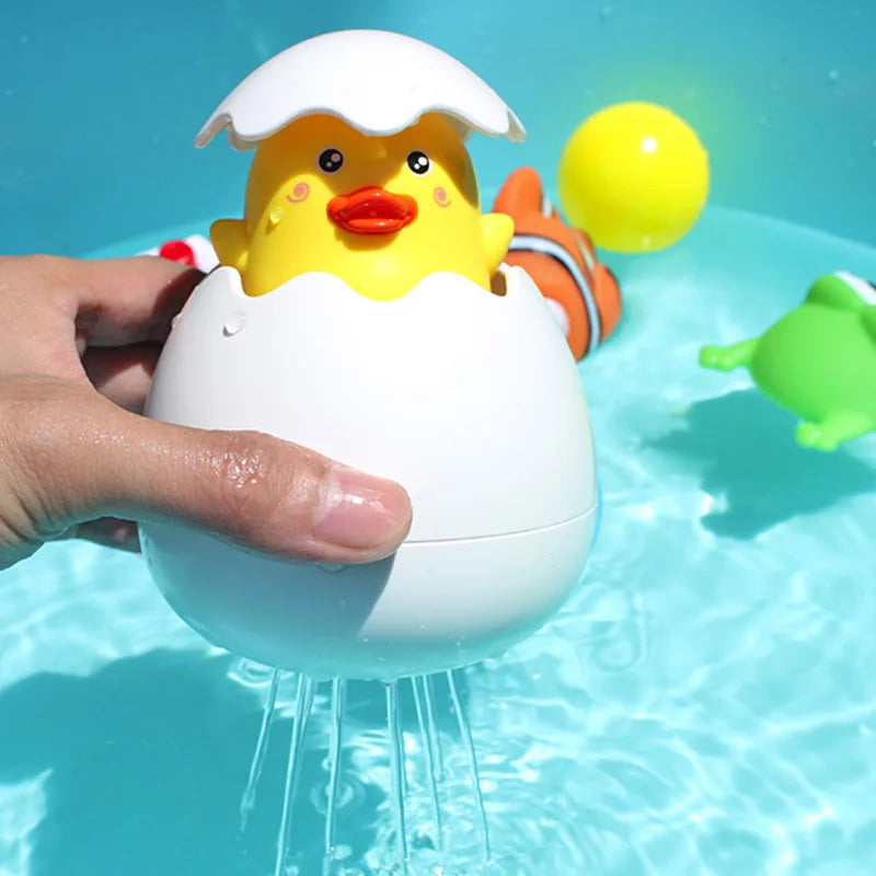 Baby Bath Water Spray Toy Duck Penguin Sprinkler