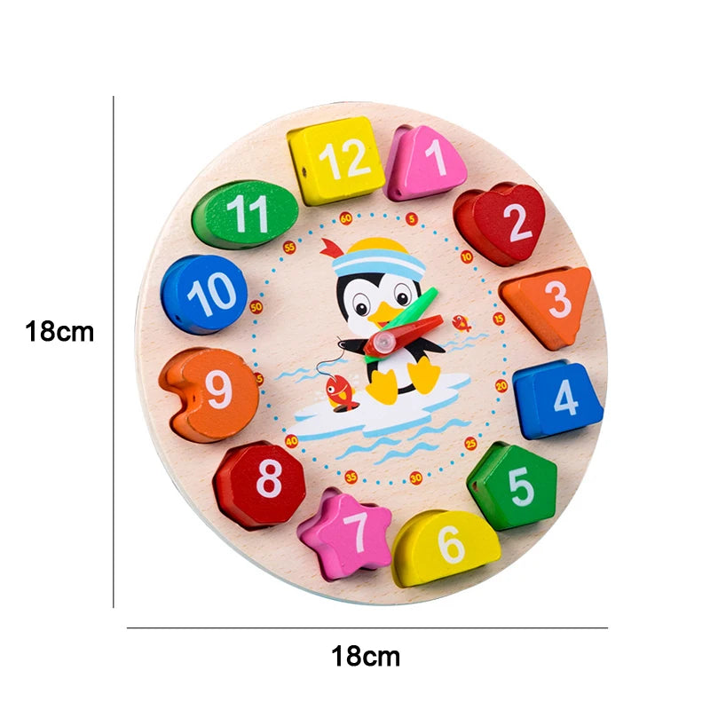 Montessori Wooden 3D Puzzle Toy for Early Learning
