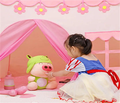 Kids Play Tent Indoor Outdoor Foldable Princess Playhouse