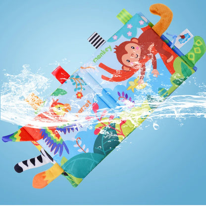 Baby Cloth Book Cartoon Animal Sensory Learning Toy