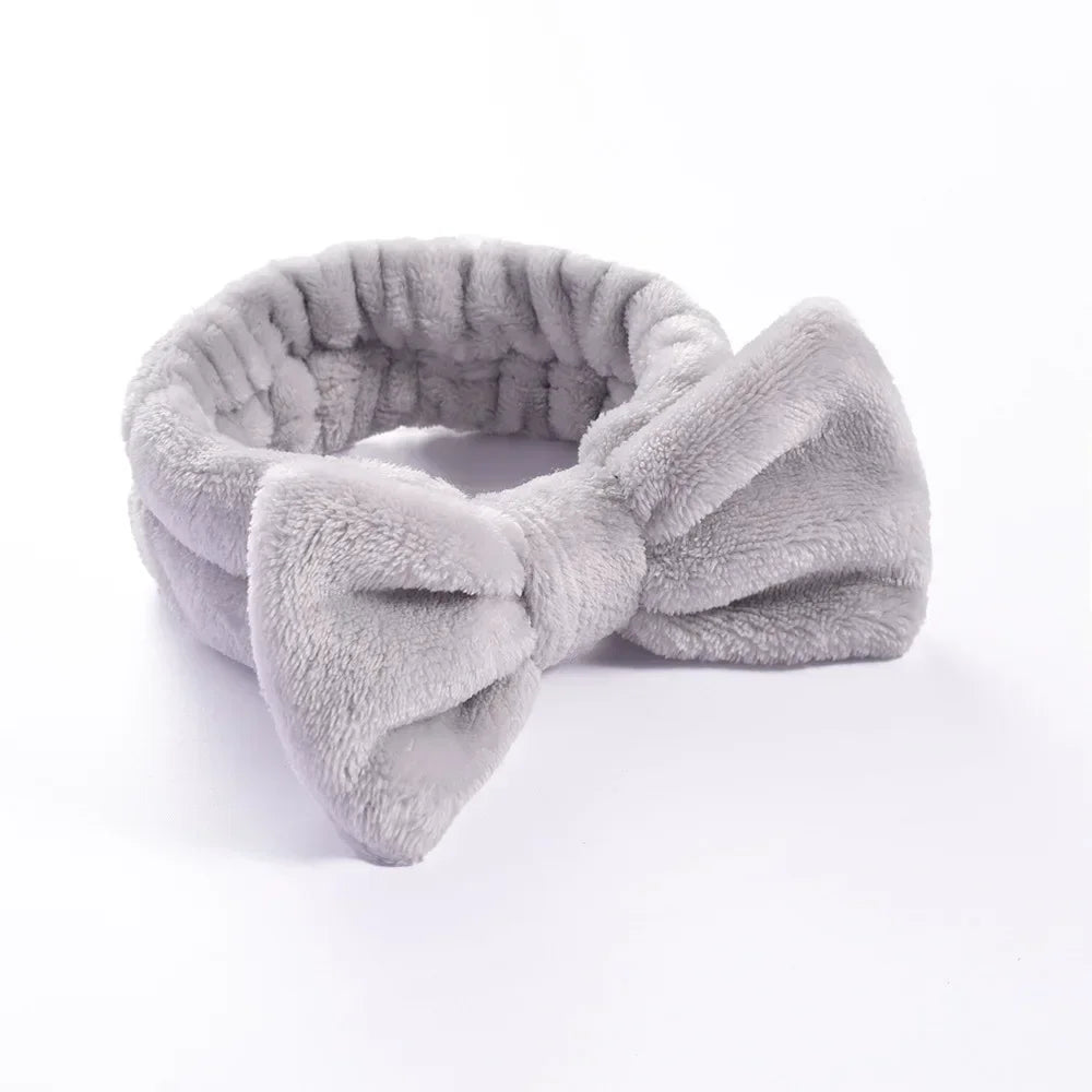 Makeup Headband – Soft Coral Fleece Face Wash Hair Band