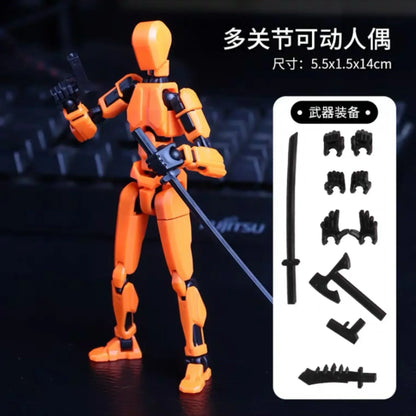 13-Joint Movable Robot Action Figure 3D Printed DIY Toy