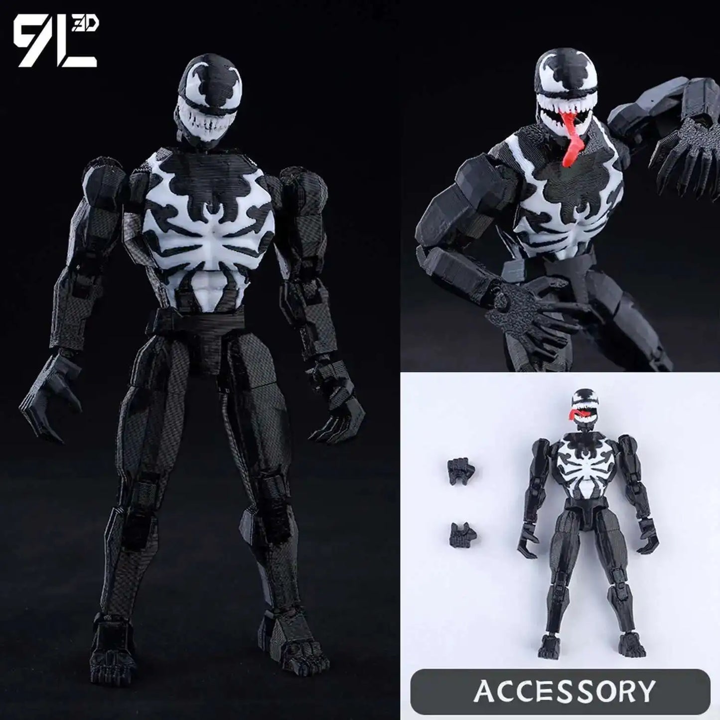 14cm Multi Jointed Action Figure 3D Printed Poseable Collectible Toy