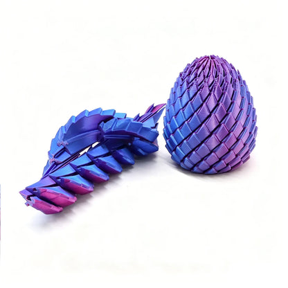 Dragon Egg Fidget Toy 3D Printed Expandable Sensory Stress Toy