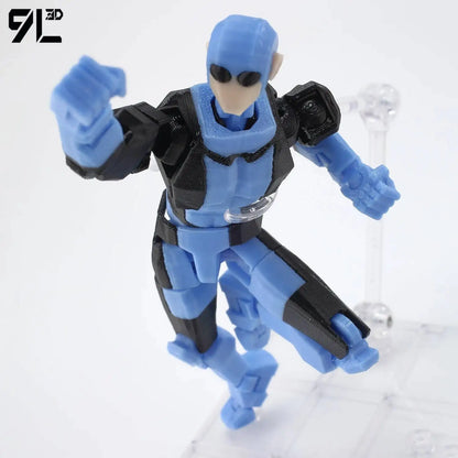 13cm Articulated Action Figure 3D Printed Collectible Model Toy