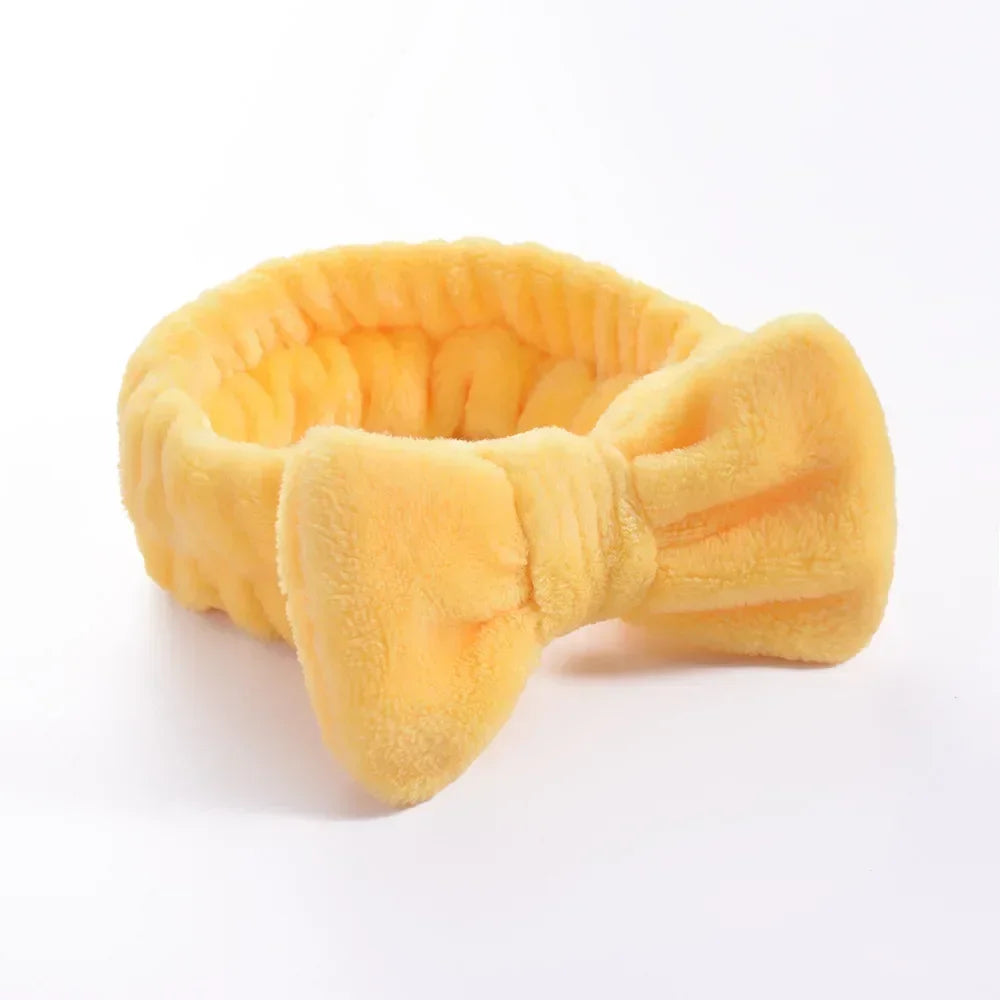 Makeup Headband – Soft Coral Fleece Face Wash Hair Band