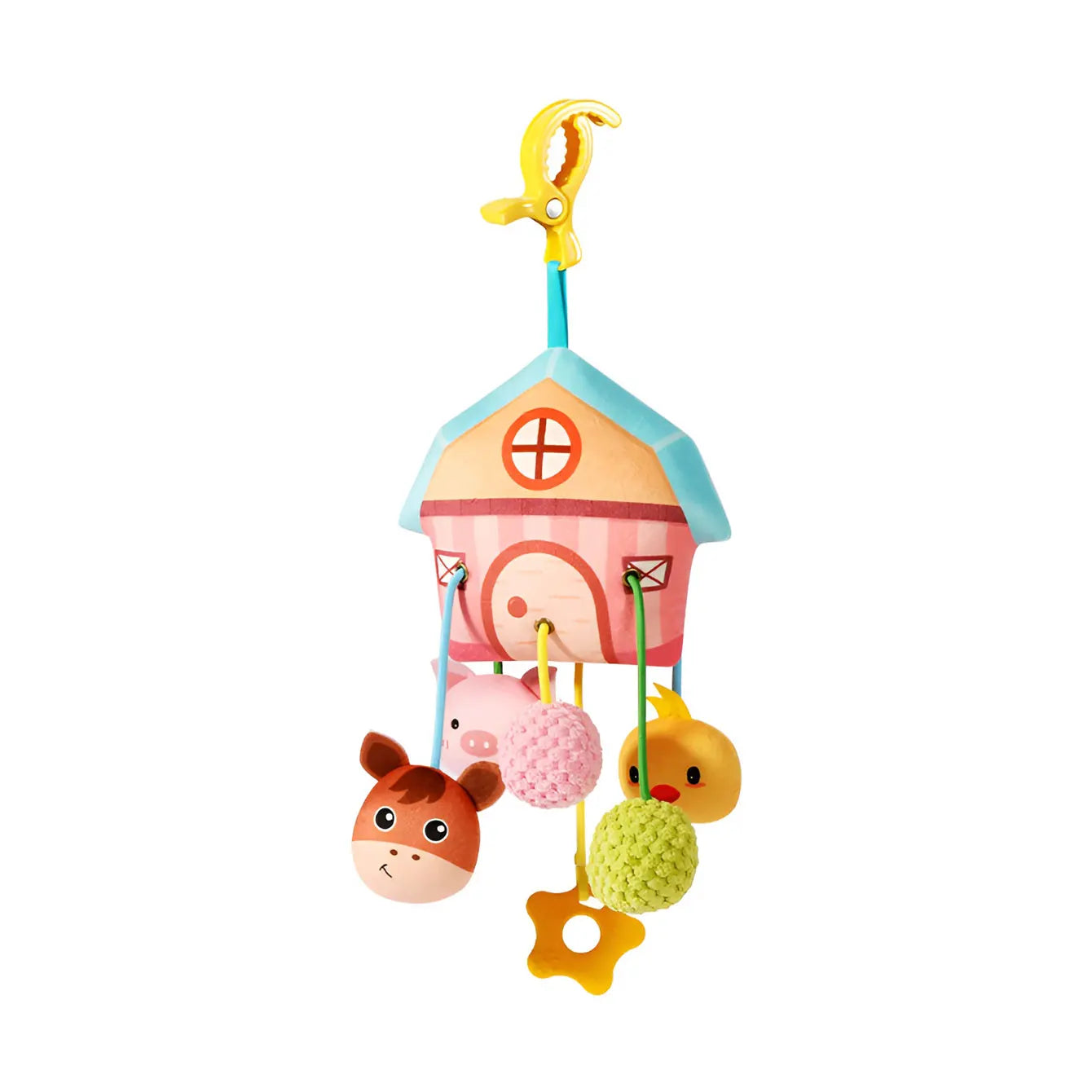 Baby Crib Hanging Toy Pull String Sensory Pendant