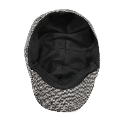 Unisex Newsboy Hat Retro Cotton Beret Flat Cap