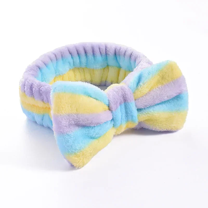 Makeup Headband – Soft Coral Fleece Face Wash Hair Band