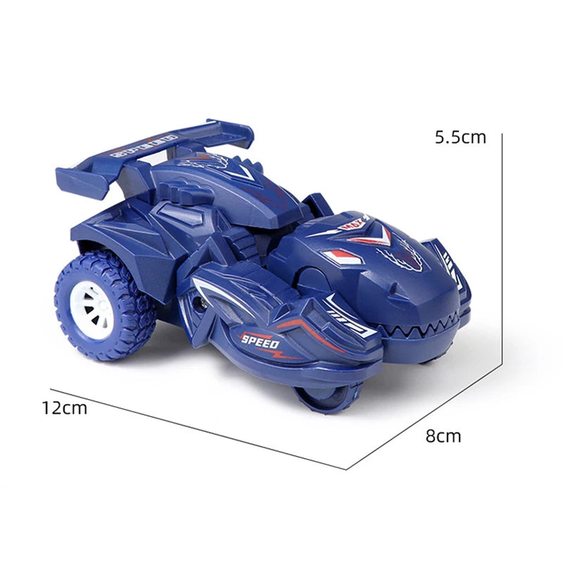 2-in-1 Dinosaur Transforming Car Toy for Kids