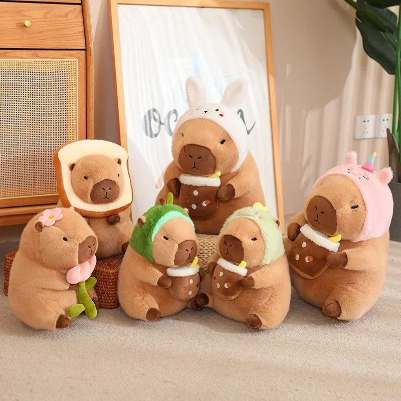 Capybara Plush Toy – Cute Cosplay Stuffed Animal Doll