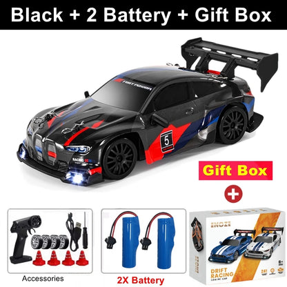 1:24 4WD RC Drift Racing Car with LED Lights – High Speed Remote Control Car