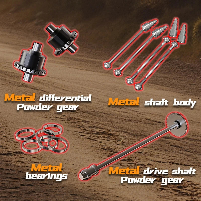 9522PRO 1:16 Brushless 4WD RC Car – 85KM/H High-Speed Off-Road Racing Drift Truck