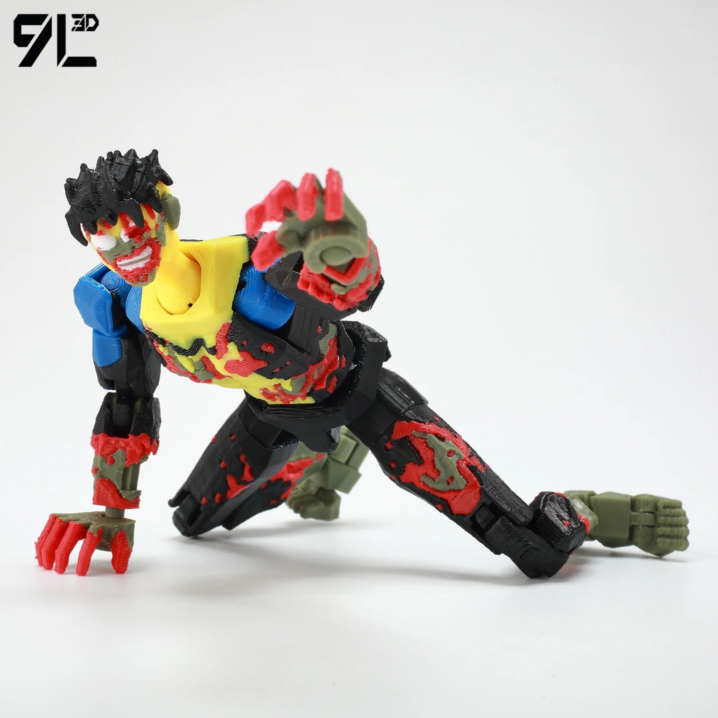 Invincible Boy Action Figure 14cm 3D Printed Multi Jointed Model