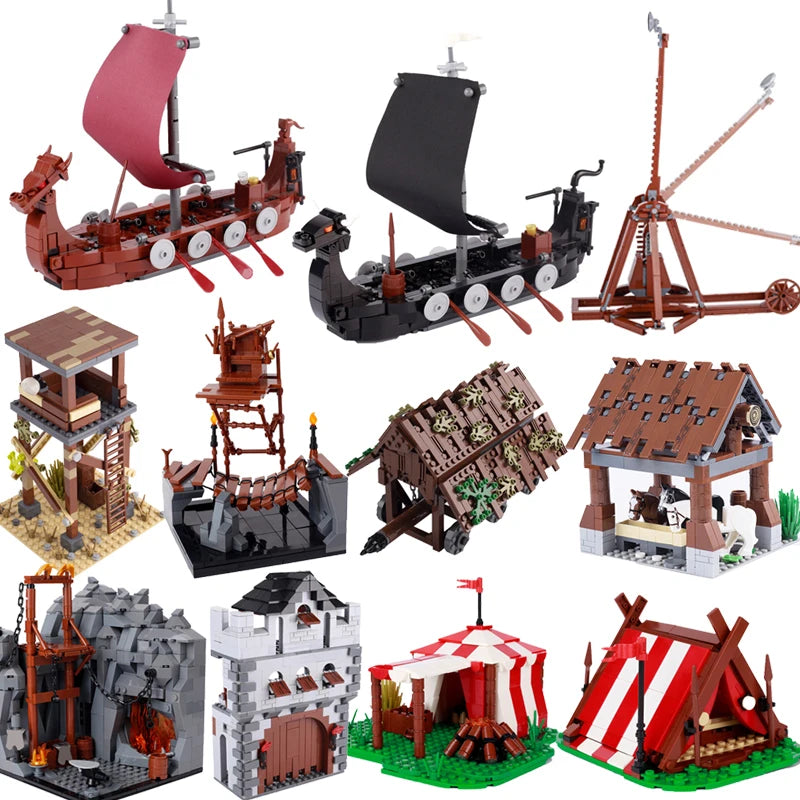 MOC Farm Zoo Animal Building Blocks Educational Toy Set