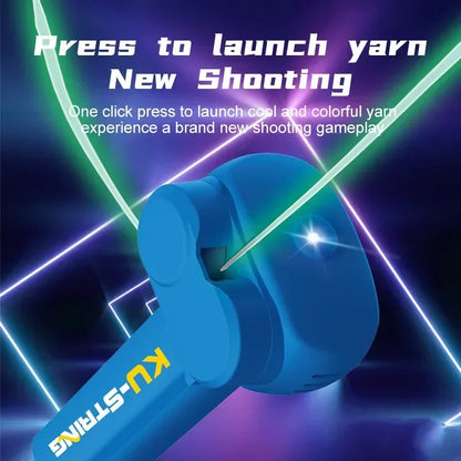 Glow String Launcher Toy LED Light Rope Spinner