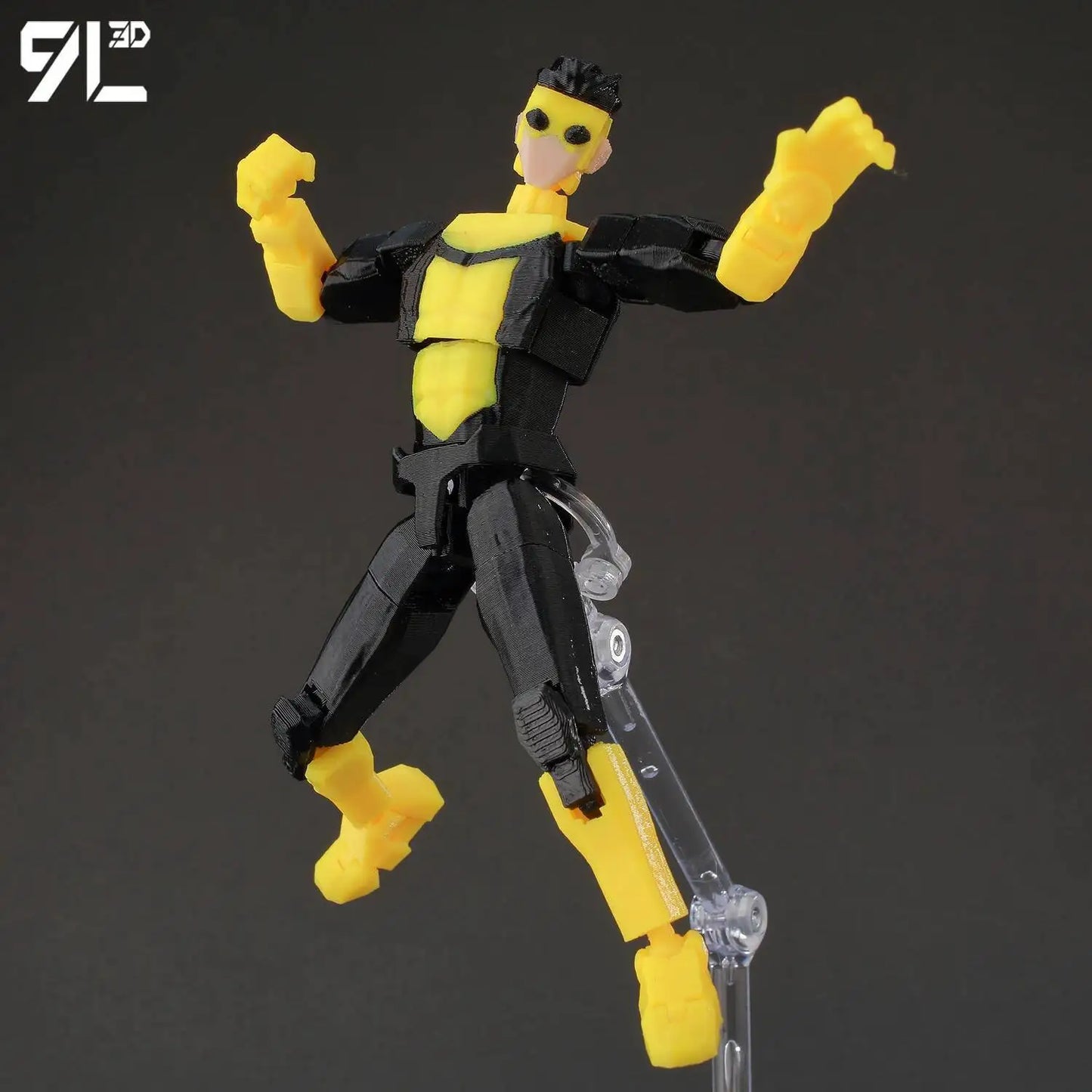 Invincible Boy Action Figure 14cm 3D Printed Poseable Model
