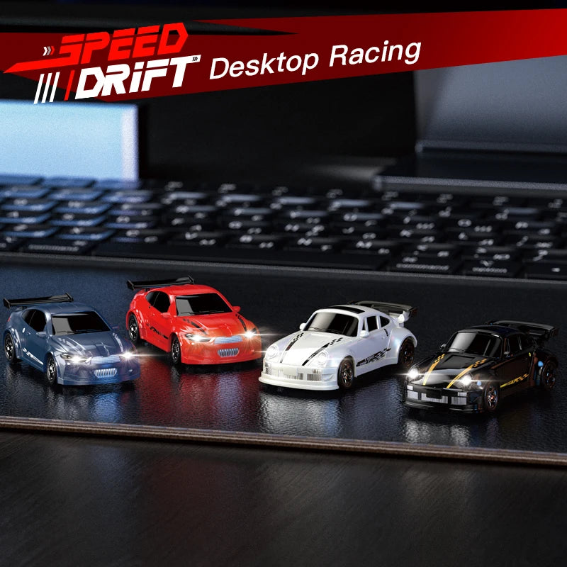 KF20 1:64 Mini RC Drift Car – 4WD Desktop Racing Remote Control Car