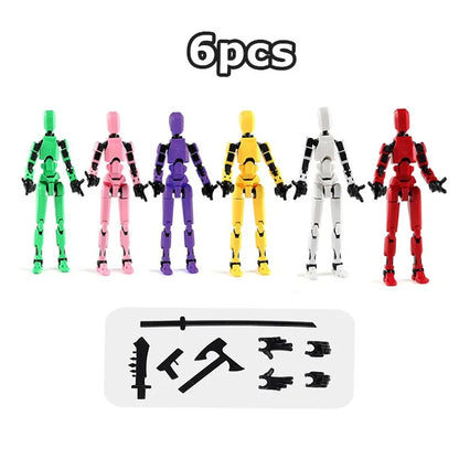 13-Joint Movable Robot Action Figure 3D Printed DIY Toy