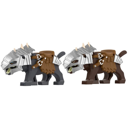 MOC Farm Zoo Animal Building Blocks Educational Toy Set