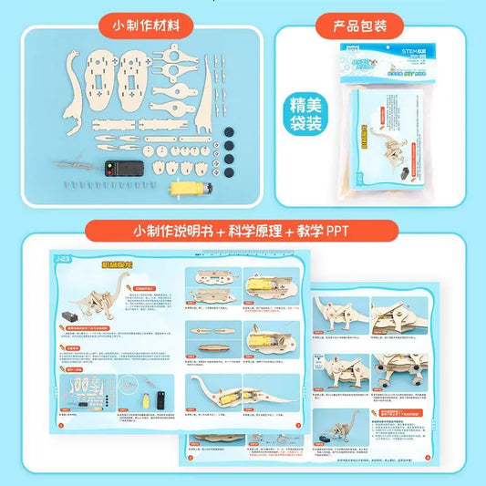 STEM Science Kit DIY Wooden Educational Learning Toy