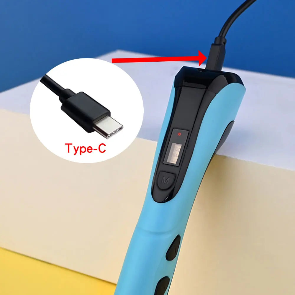 3D Printing Pen for Kids with LCD Screen & 200M PLA Filament
