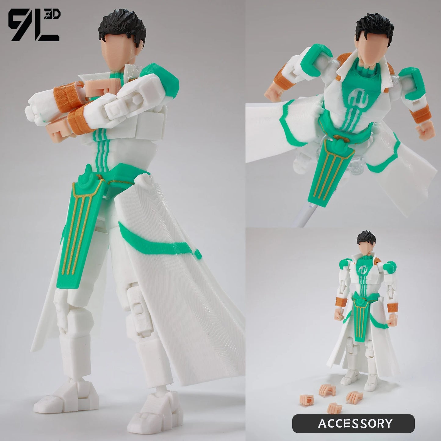 Invincible Boy Action Figure 14cm 3D Printed Multi Jointed Model