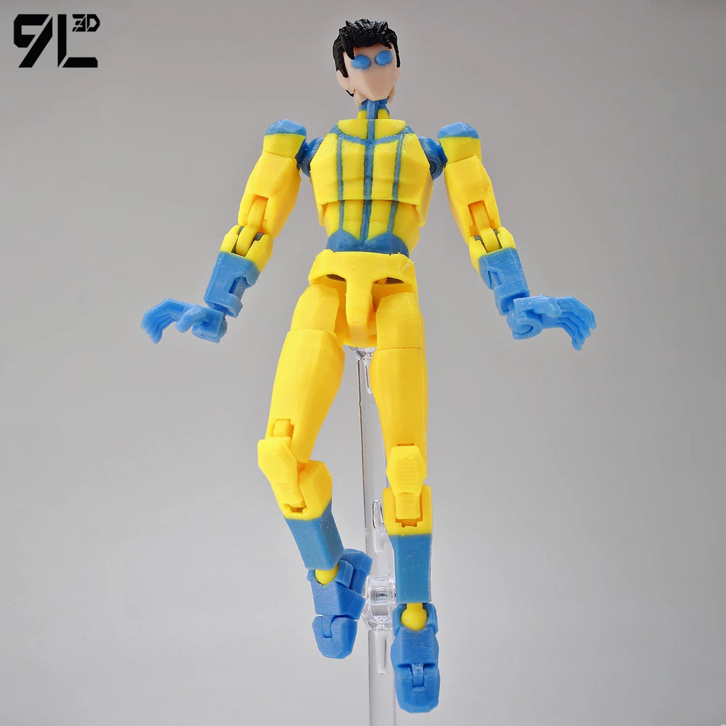 Invincible Boy Action Figure 14cm 3D Printed Multi Jointed Model