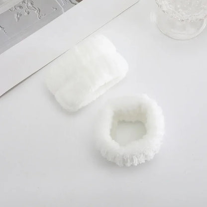 Makeup Headband – Soft Coral Fleece Face Wash Hair Band
