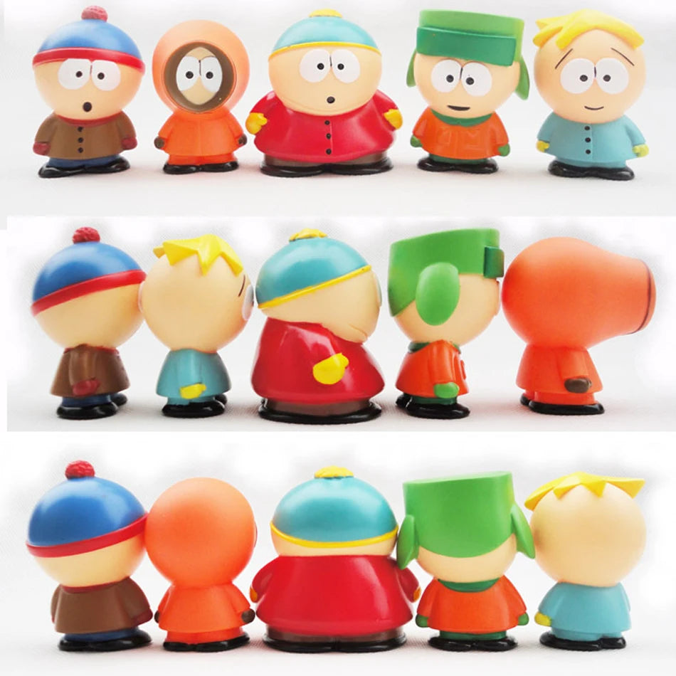 Cartoon Action Figure Set – 5PCS PVC Mini Collectible Figures