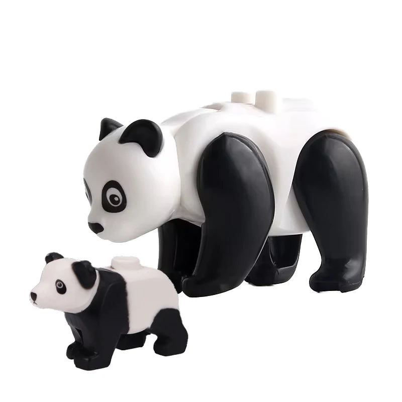 MOC Farm Zoo Animal Building Blocks Educational Toy Set