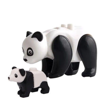 MOC Farm Zoo Animal Building Blocks Educational Toy Set