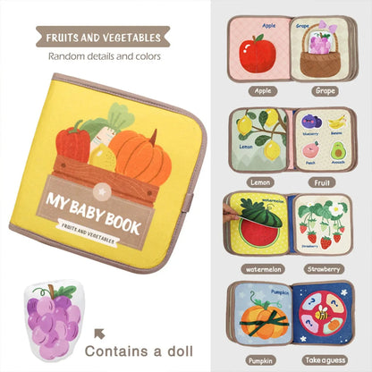 Montessori Busy Book Animal Cognitive Sensory Learning Toy