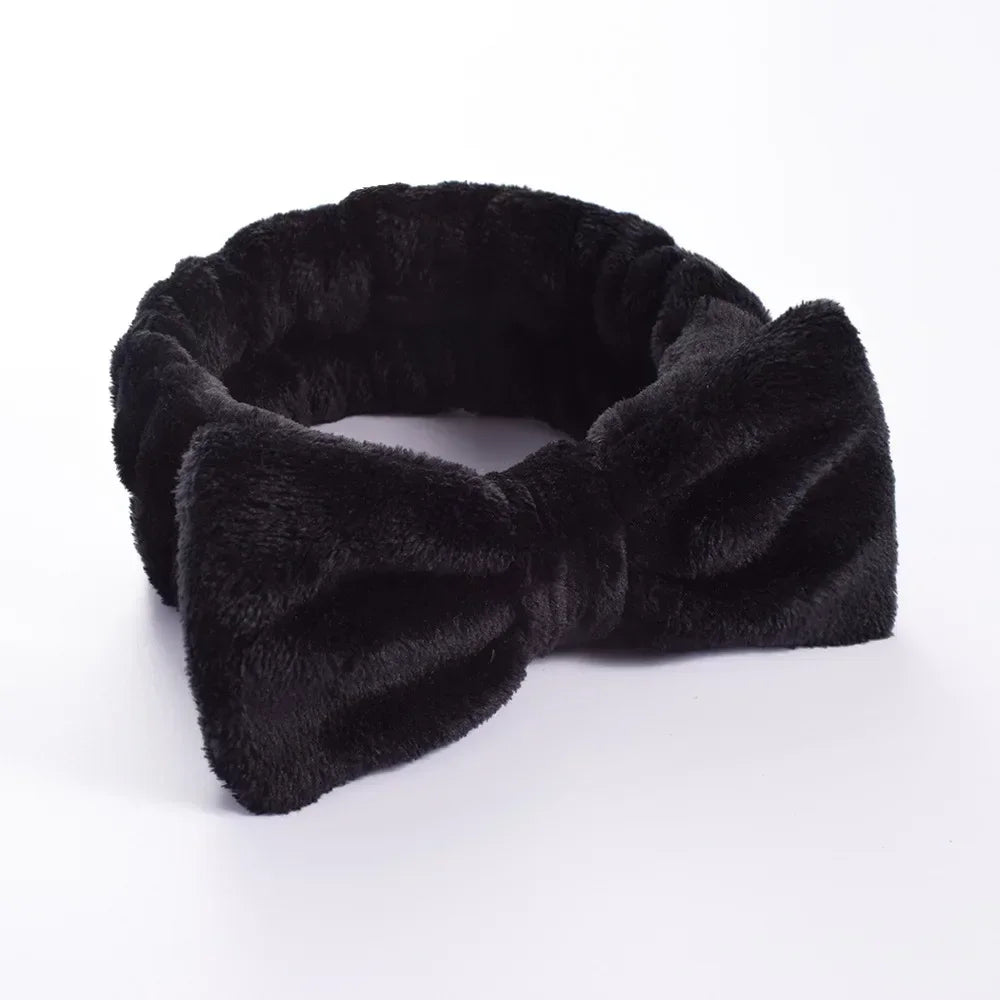 Makeup Headband – Soft Coral Fleece Face Wash Hair Band