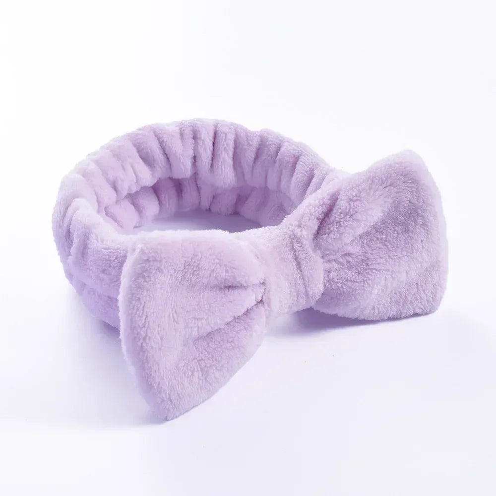 Makeup Headband – Soft Coral Fleece Face Wash Hair Band