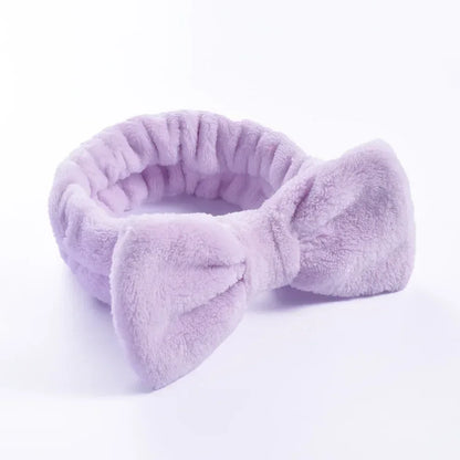 Makeup Headband – Soft Coral Fleece Face Wash Hair Band